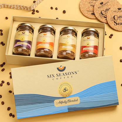 Luxury Coffee Gift Box - Pack of 4 x 50g